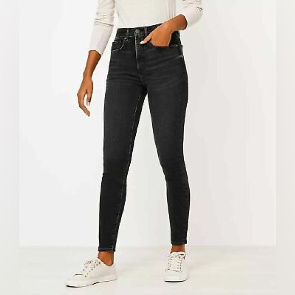 LOFT High Waist Skinny Jeans - Picture 1 of 4